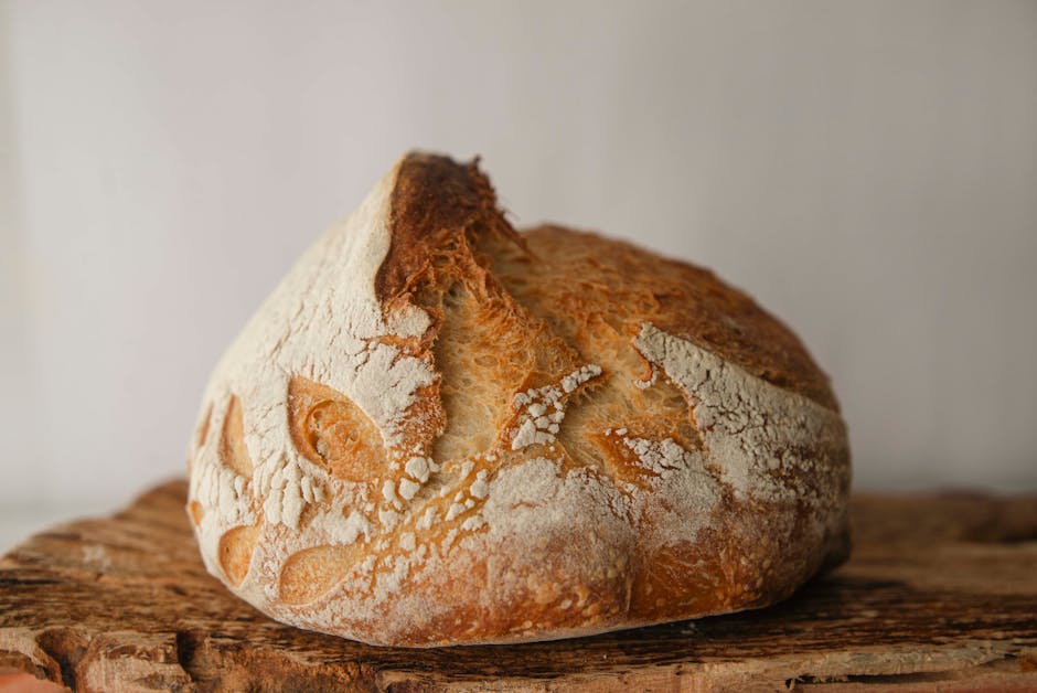 Levain dans un bocal en verre avec bulles en surface